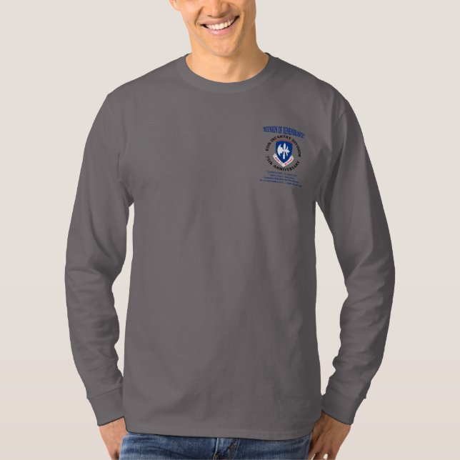 Camiseta 2021 Reunion Long Sleeve 65.ª Divisão de Infantari (Frente)