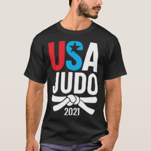 Camiseta 2021, Roupa americano Judo Player para Judo dos EU