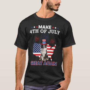 Camiseta 2022 4º Dia da Independência de julho Bandeira Ame