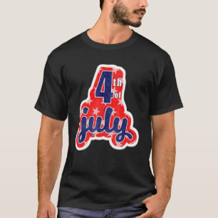Camiseta 2022 4º Dia da Independência de julho Bandeira Ame
