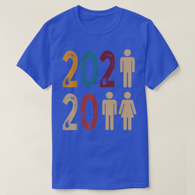 Camiseta 2022 A Sra. Wife Husband Casou-se com Hubby Mat (Frente do Design)