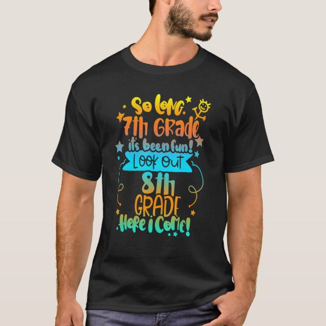 Camiseta 2022 Crianças Tie Dye 7 Gradegraduação Longa 8t (Frente)