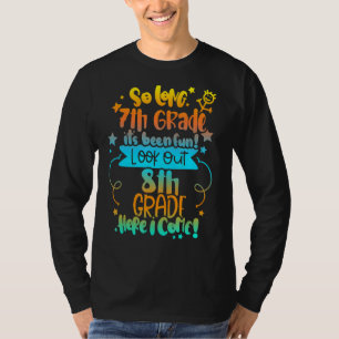 Camiseta 2022 Crianças Tie Dye 7 Gradegraduação Longa 8t