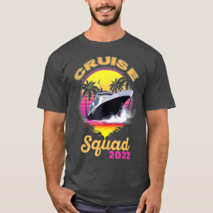 Camiseta 2022 Family Cruise Men Mulheres Meninas Velejando 