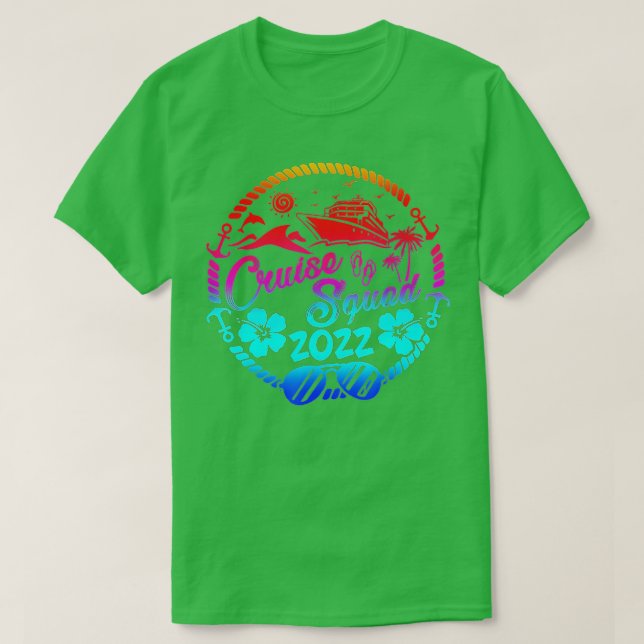 Camiseta 2022 Family Cruise Men Mulheres Meninas Velejando  (Frente do Design)