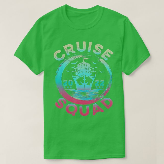 Camiseta 2022 Family Cruise Men Mulheres Meninas Velejando  (Frente do Design)