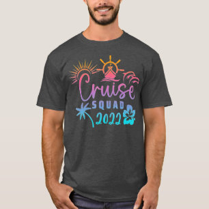 Camiseta 2022 Family Cruise Men Mulheres Meninas Velejando 