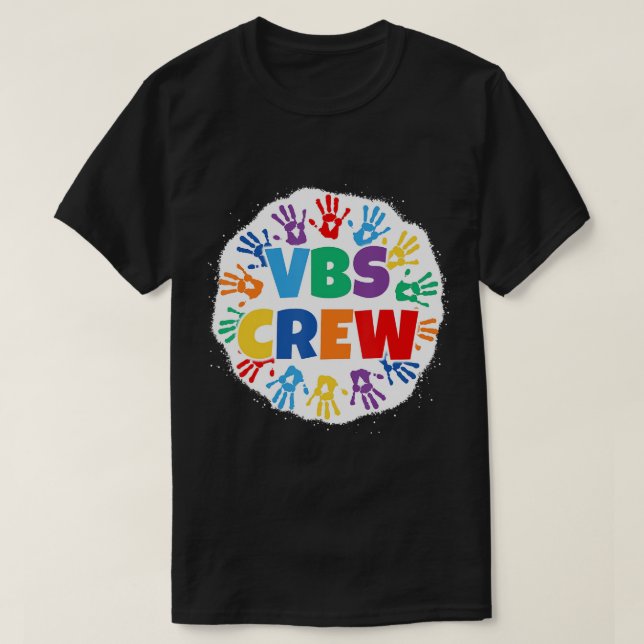 Camiseta 2022 Férias de Bíblia Escolar Manchas Branqueadas  (Frente do Design)