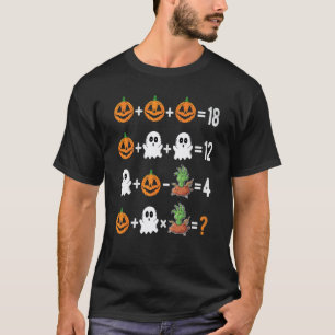Camiseta 2022 Halloween Questionário de Ordem de Operações