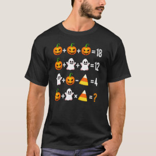 Camiseta 2022 Halloween Questionário de Ordem de Operações