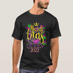 Camiseta 2022 Mardi Gras Queen Crown Mask, 2022 Mardi Gras