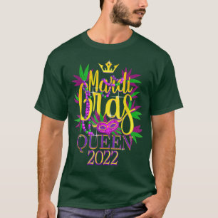 Camiseta 2022, Mardi Gras Queen Crown Mask, 2022 Mardi Gras