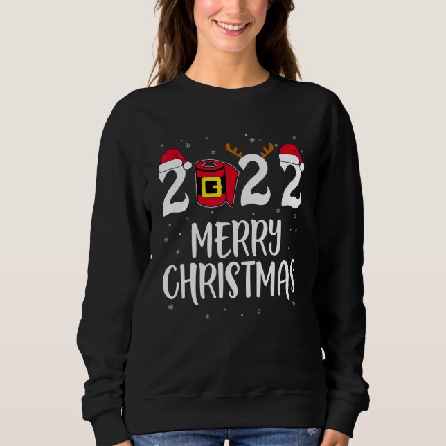 Camiseta 2022 Merry Christmas Family Matching Pajamas Men W (Frente)