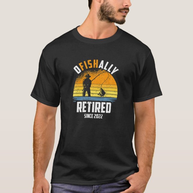 Camiseta 2022 Ofishally Reformada, Pesca Engraçada, Retirad (Frente)