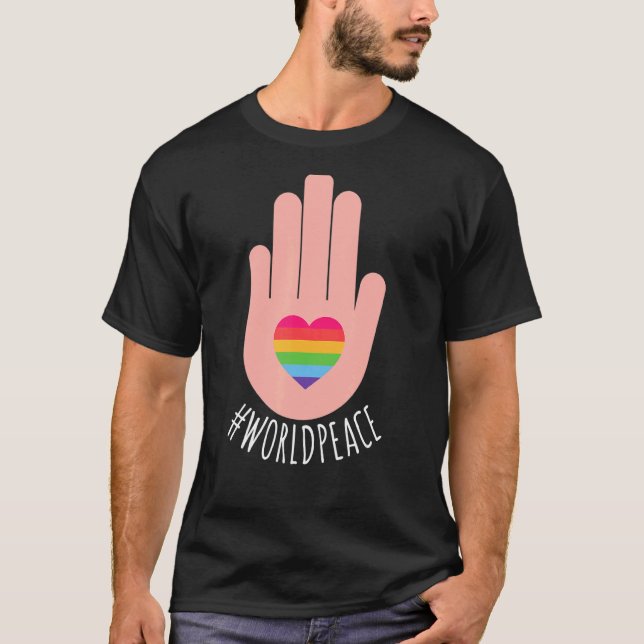 Camiseta 2022 Peace Global International Unity Love P (Frente)