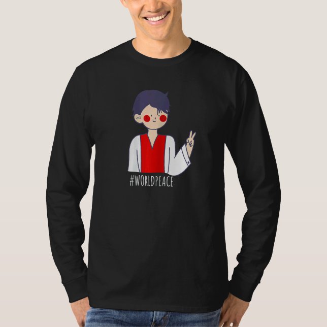 Camiseta 2022 Peace Global International Unity Love P (Frente)