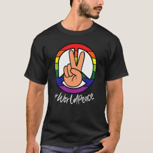 Camiseta 2022 Peace Global International Unity Love P