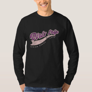 Camiseta 2022 Todas As Raparigas Trip Spring Break Retro Va