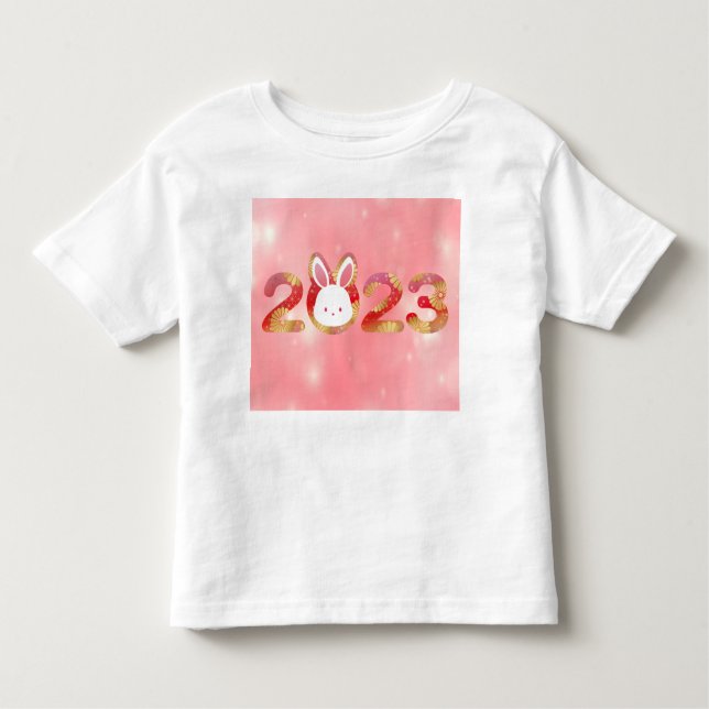 Camiseta 2023, Ano Novo Chinês, Coelho (Frente)