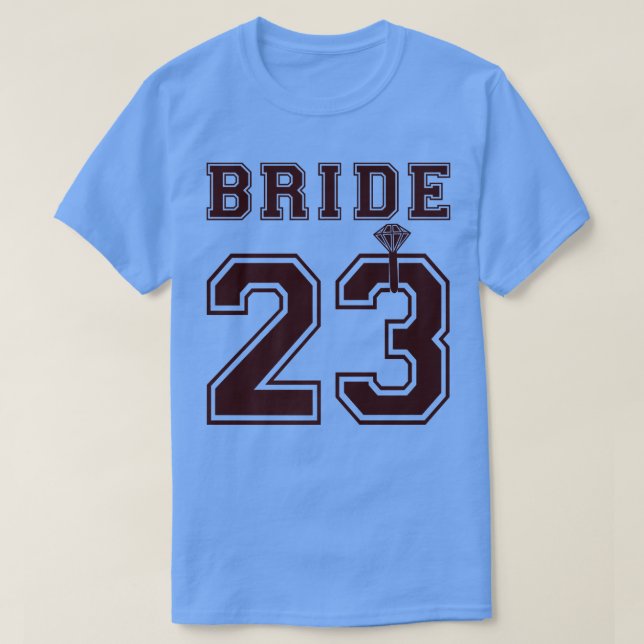 Camiseta 2023 Bride Engagement Bridal Shower Proposal Match (Frente do Design)