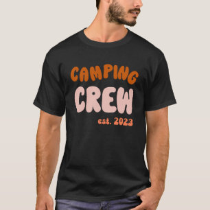Camiseta 2023 Camping Crew Family Camping Trip Correspondin