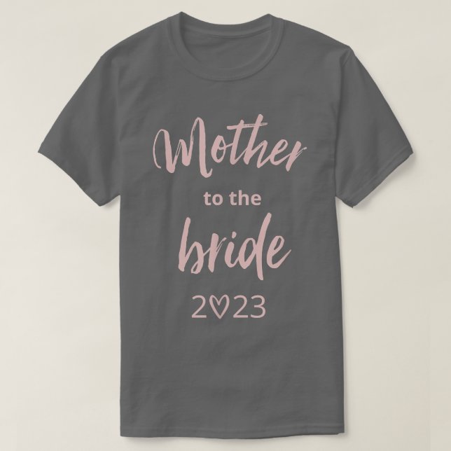 Camiseta 2023 Casando Mãe Com O Coração Noiva (Frente do Design)