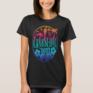 Camiseta 2023 Cruise Life Family Vacation Beach Matching Gr