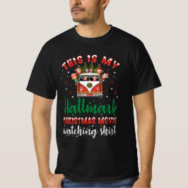 Camiseta 2023 Filme de Natal Hallmark Assistindo