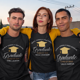 Camiseta 2023 Graduation Personalized High School Class