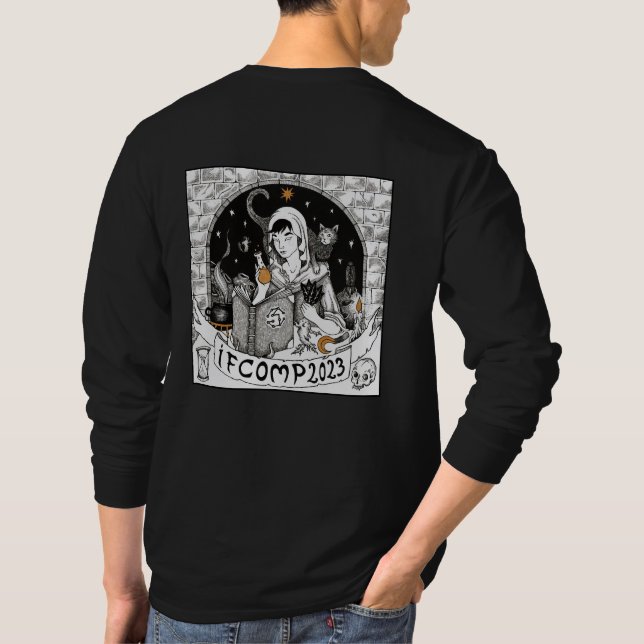 Camiseta 2023 IFComp Lança Longa (Verso)