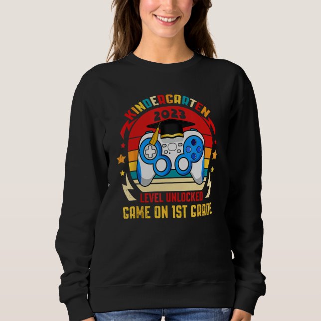 Camiseta 2023 Kindergarten Level Unlocked 1st Grade Back To (Frente)