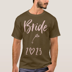 Camiseta 2023 Wedding Bride Heart