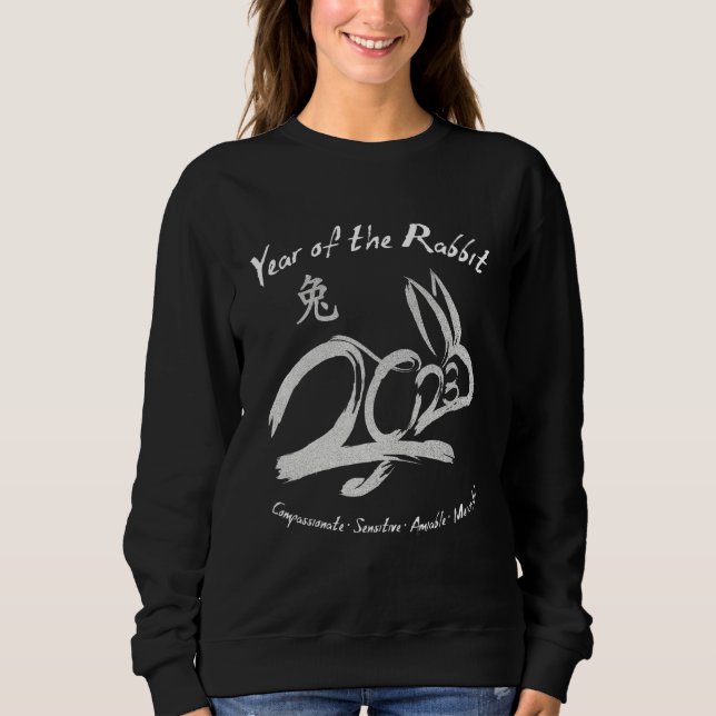 Camiseta 2023 Year Of the Rabbit Chinese Zodiac Chinese New (Frente)