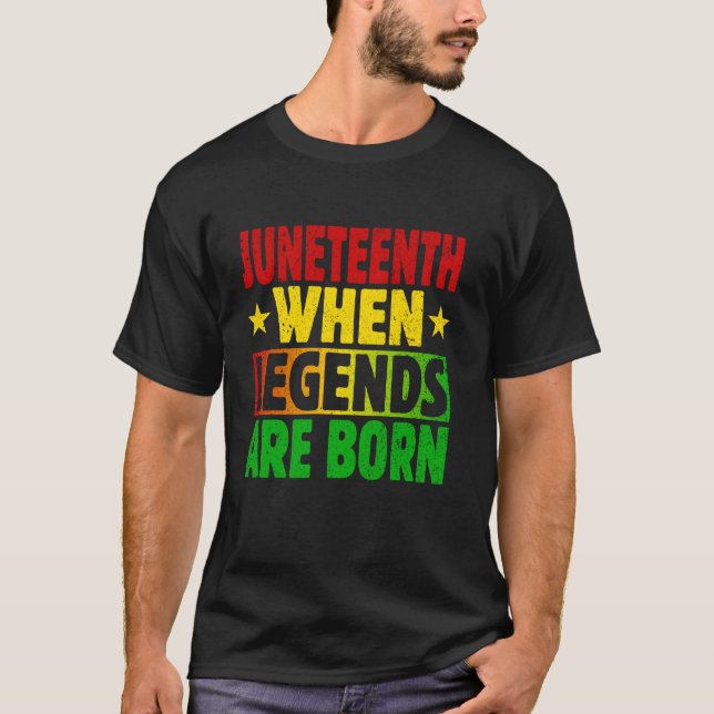 Camiseta 2024 19 De Junho De Aniversário - 19 De Junho De 1 (Frente)