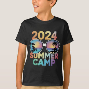 Camiseta 2024 Acampamento de Verão Férias Conjunto Grupo Fa