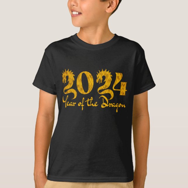 CAMISETA 2024 ANO DO DRAGÃO OURO (Frente)
