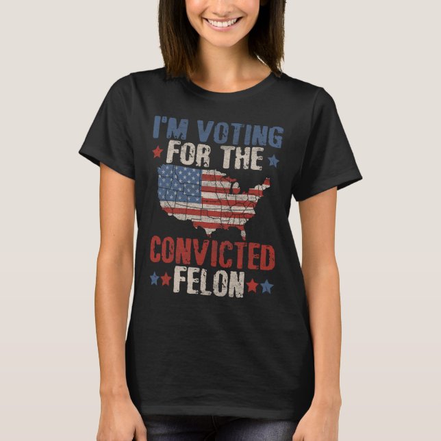 Camiseta 2024 condenado Felon1 (Frente)
