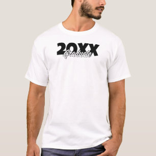 Camiseta 2024 Graduação em preto e branco