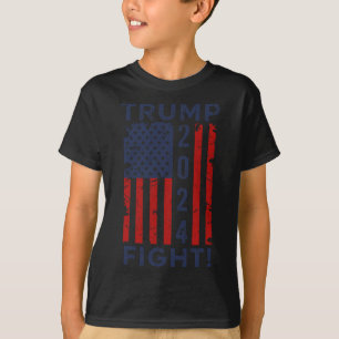 Camiseta 2024 Luta Luta Luta - Eleição Presidente Trump