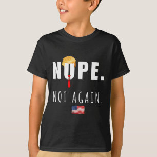 Camiseta 2024 Não Mais Eleições Anti-Trump Americanas
