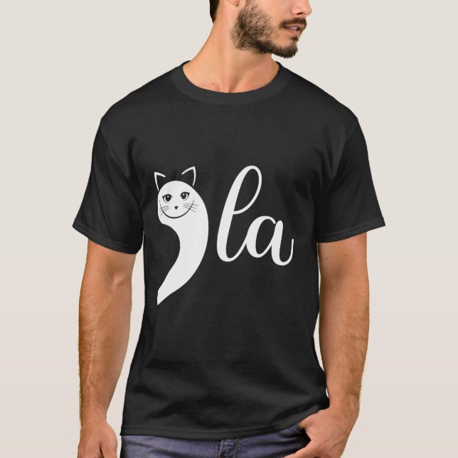 Camiseta 2024 Retro Cat Comma La Kamala Harris Para Preside (Frente)