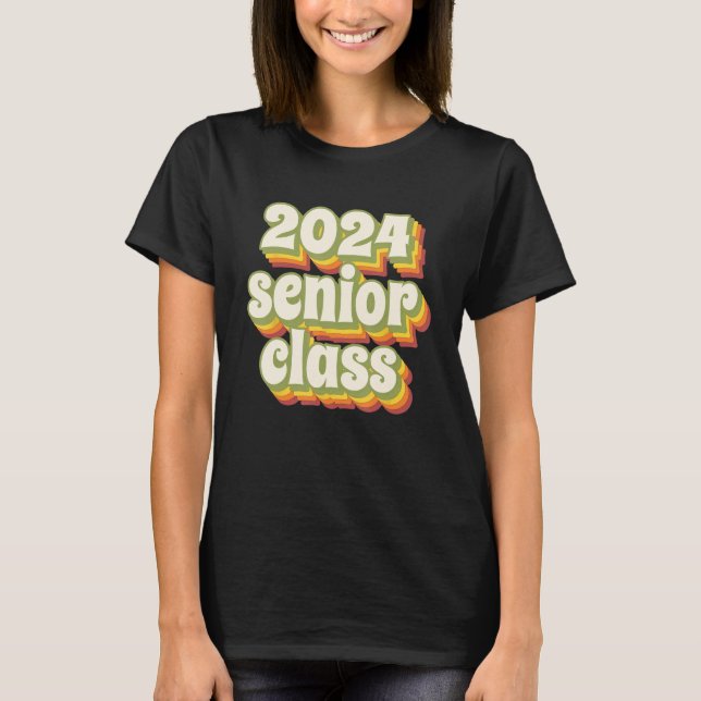 Camiseta 2024 Senior Class Retro (Frente)