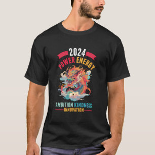 Camiseta 2024 Year Of Dragon Chinese New Year Chinese Horos