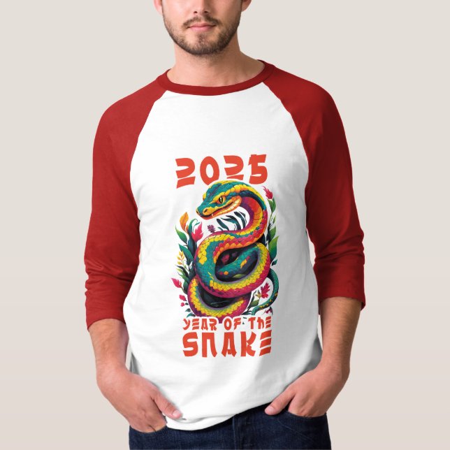 Camiseta 2025 Ano Da Cobra (Frente)