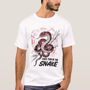 Camiseta 2025 Ano Da Cobra