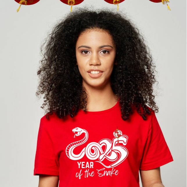 Camiseta 2025 Ano Novo da China Cobra (2025 Year of the Snake)
