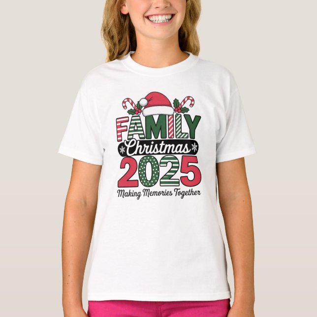 Camiseta 2025 Family Christmas  (Frente)