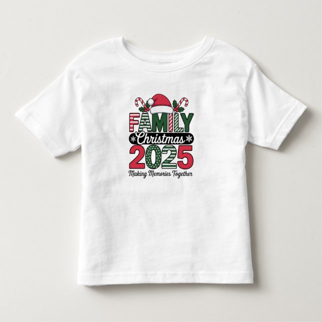 Camiseta 2025 Family Christmas  (Frente)