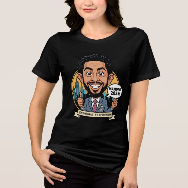 Camiseta 2025 Zohran Mamdani New York City (Frente)
