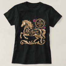 2026 Ano do Cavalo Ano Novo Chinês Cavalo Dourado